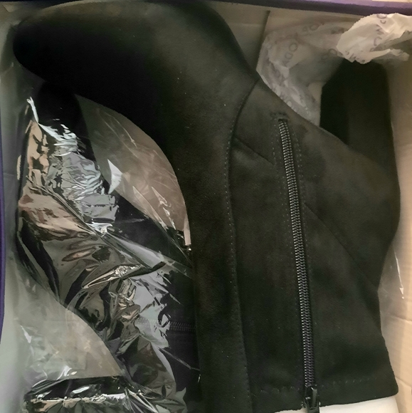 Top Moda Block heel booties size 10 - Picture 3 of 3